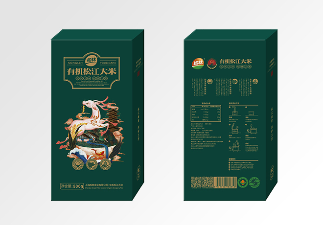 有机500克盒装（线上和线下）